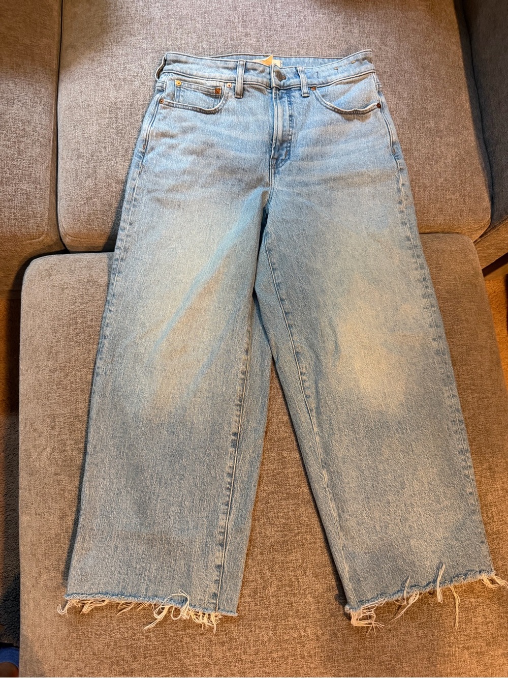 Madewell Women’s Jeans. Curvy wide-leg